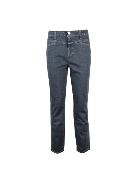 Skinny jeansy skinny Closed Skinny Pusher szare