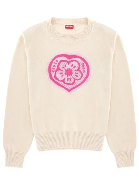 Pulover Kenzo cu motiv cu inimi