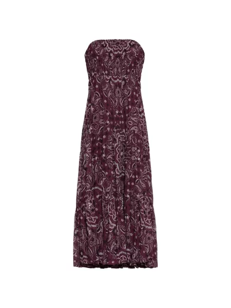 Fusta maxi Cara Cara cu imagine violet