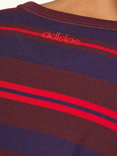 Tričko adidas Graphic Ls Tee Aura Ruby L červené