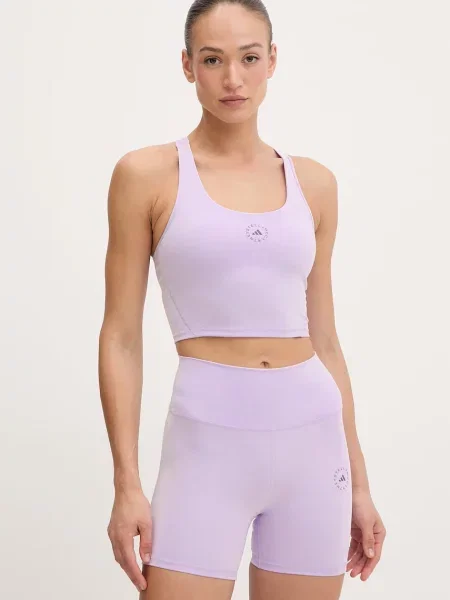 Adidas by Stella McCartney Top de antrenament de damă violet