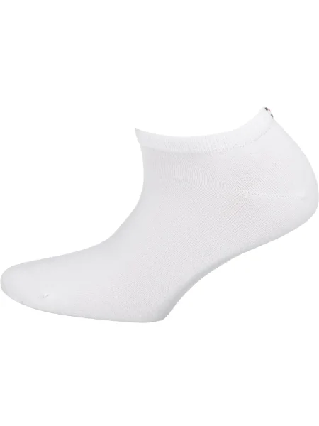 Tommy Hilfiger Krátke ponožky Basic Canoodle biela