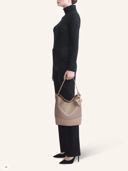 Parise Torebka Typu Medium beige beżowa