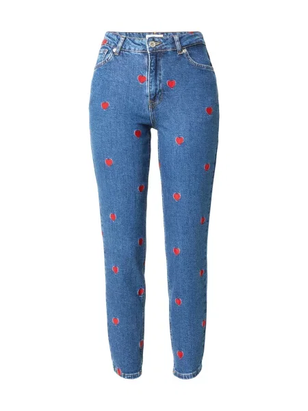 ONLY Jeans ONLINC albastru denim roșu