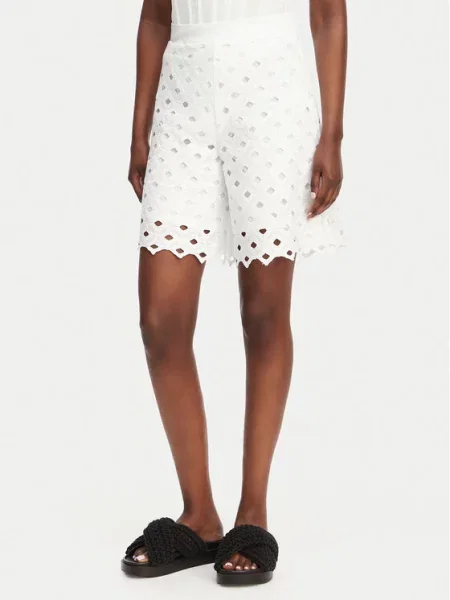 Шорты Max Mara Beachwear белые