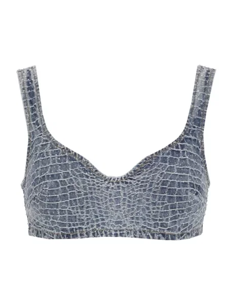 Biustonosz Self-portrait niebieski