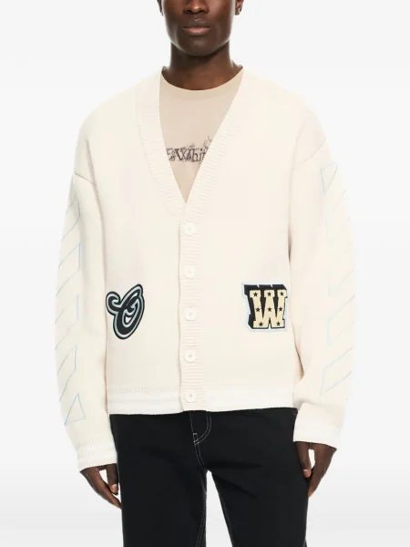 Cardigan Off-white alb