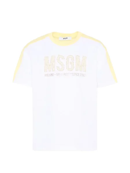 Koszulka dziecięca Msgm biała