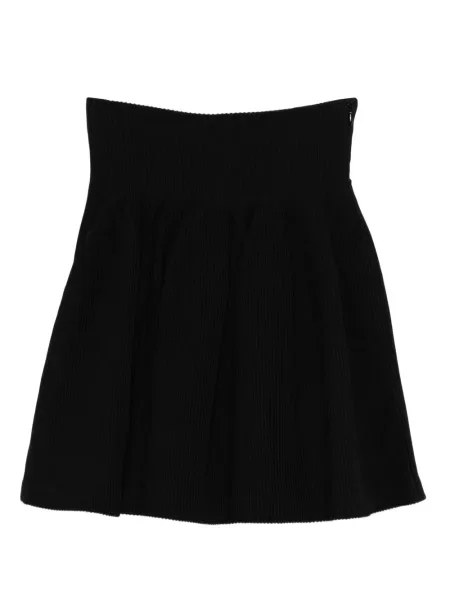 Žebrovaná mini mini sukně Cfcl černá