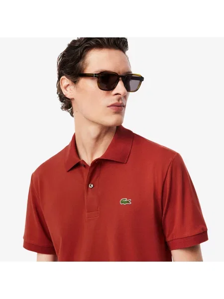 Lacoste поло чоловіче Classic Fit коричневе