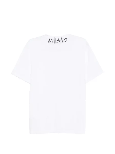 Tricou Just Cavalli cu imagine alb