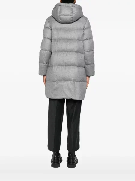 Palton Peserico cu glugă gri