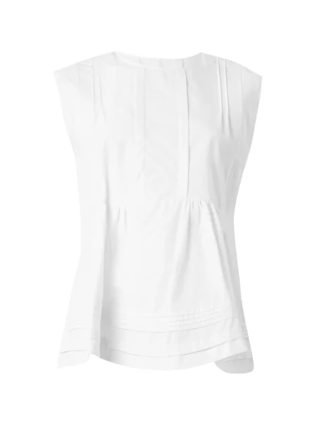 Weekend Max Mara Bluză VALLO' alb