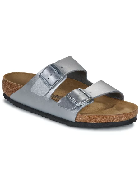 Natikači Birkenstock srebrna