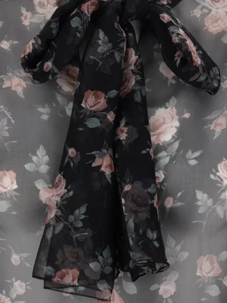 Bluză Dolce & Gabbana cu funde negru