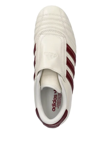 Ριγέ μισό φερμουάρ sneakers Adidas EQT σουέντ μαύρο