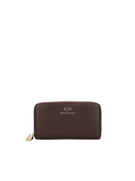 Portfel Armani Exchange brązowy