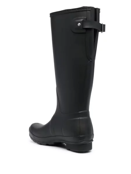 Botine Hunter cu cataramă negru