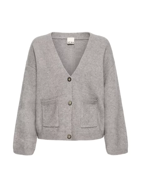 Dzianinowy sweter Ichi szary
