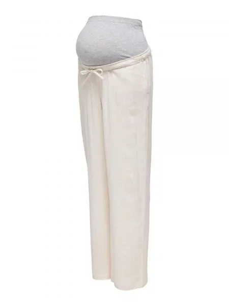 Only Maternity Pantaloni SIESTA amestecat / gri amestecat bej