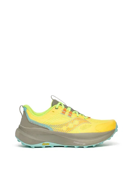 Синтетический кроссовки для бега Saucony для бега желтые