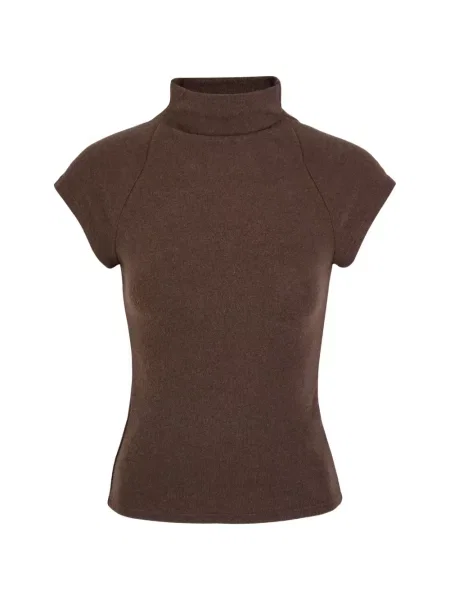 Къс тениска Reformation кафяво