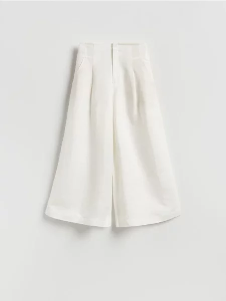 Reserved Широкі штани білий