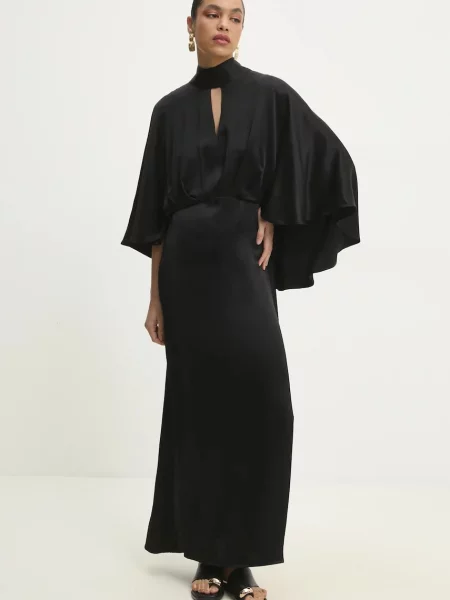 Answear Lab ruha maxi oversize fekete