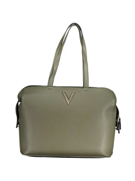 Geantă shopper Mario Valentino cu autograf verde