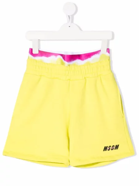 Szorty dziecięce Msgm żółte