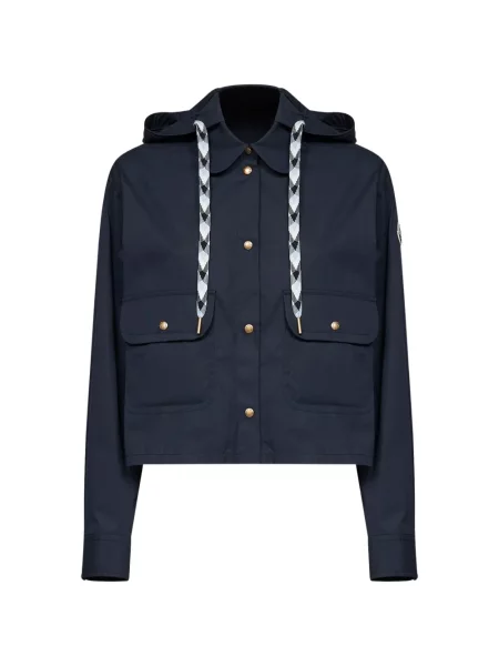 Cămașă Moncler cu glugă albastru