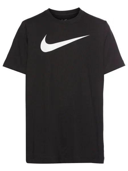 NIKE Tehnička sportska majica Park crna bijela