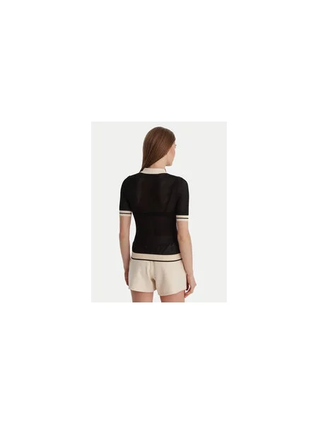 Polo majica Guess Active črna