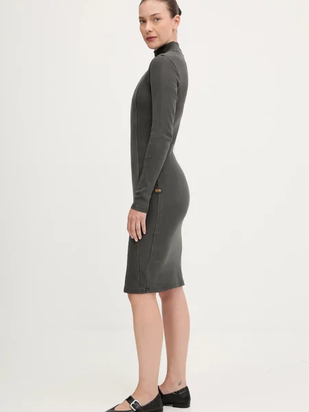 G-Star sukienka mini dopasowana szary