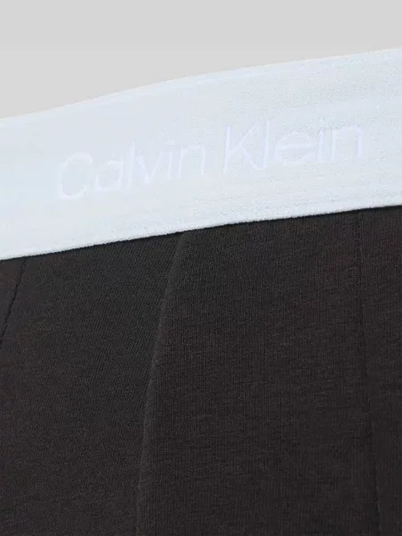 Majtki i obcisłe bokserki z mieszanki bawełny w zestaw 3 szt. model BOXER BRIEF' Calvin Klein Underwear czarne
