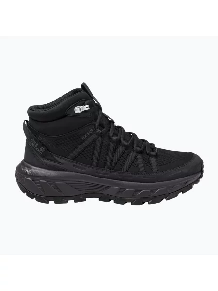 Кросівки туристичні Jack Wolfskin Wild Hike Texapore Mid black чорні