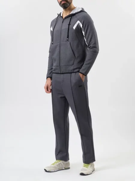 Костюмный спортивный костюм Boss серый