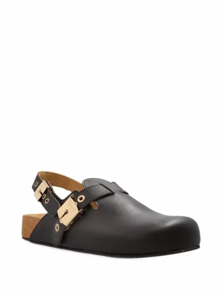 Lapos talpú mules Scholl barna
