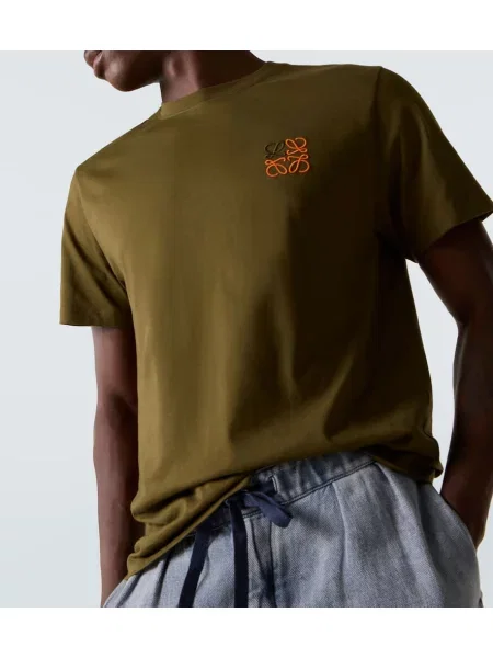 Tricou Loewe din jerseu verde