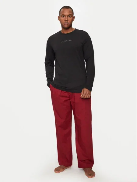Calvin Klein Underwear Pizsama nadrág Relaxed Fit piros