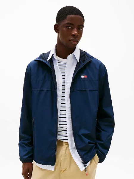 Переработанный джинсовая куртка Tommy Jeans синяя