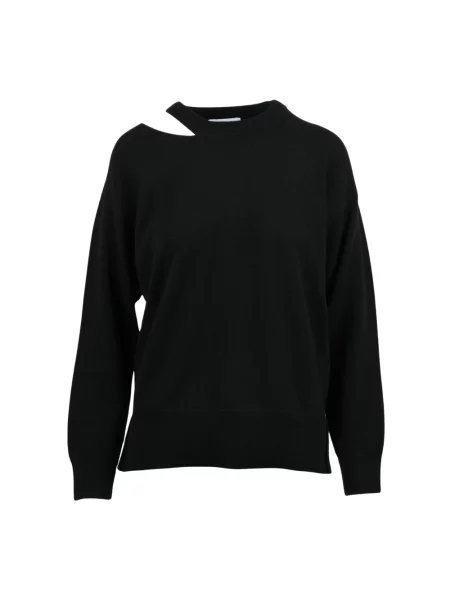 Sweter Alpha Studio wełniany czarny