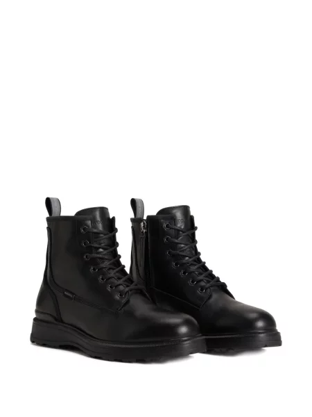 Botine Woolrich cu șireturi din dantelă