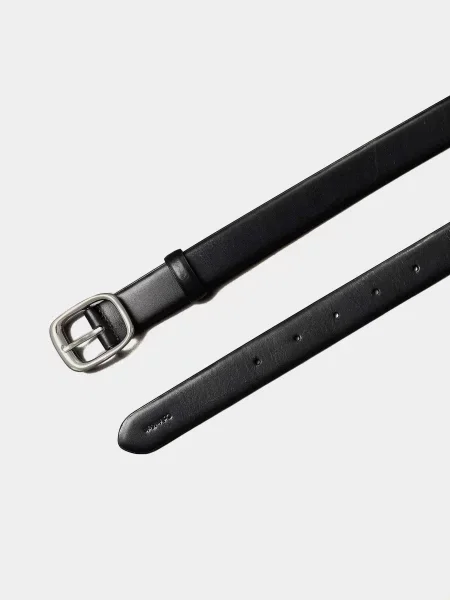 Calvin Klein CHUNKY BUCKLE SMOOTH Ремінь Шкіра чорний