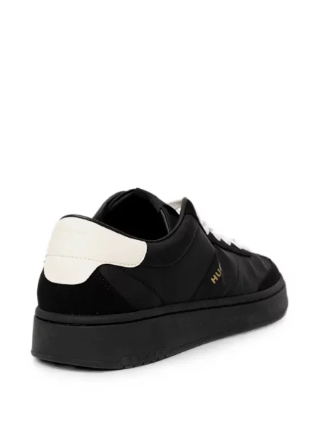 Sneakerși Hugo cu imagine negru