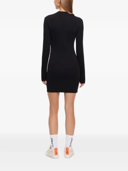 Lung rochie midi L/ab C/o Off-white alb