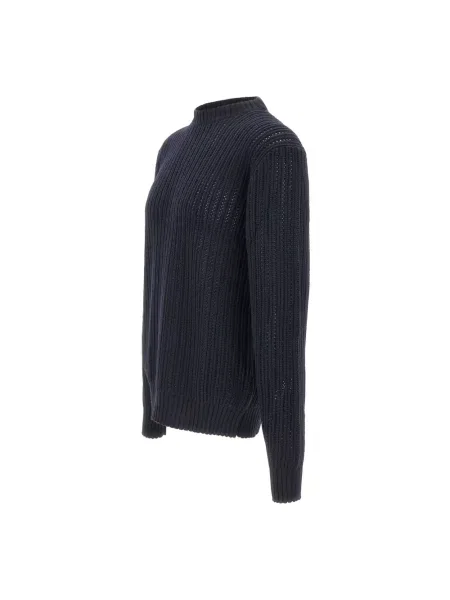 Sweter Filippo De Laurentiis wełniany niebieski