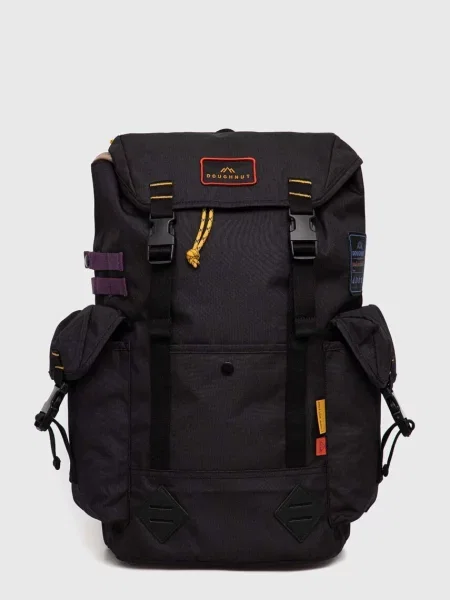 Ruksak Doughnut za muškarce veliki glatki model crna