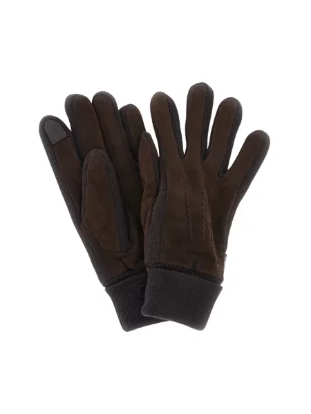Barbour rękawiczki brązowy