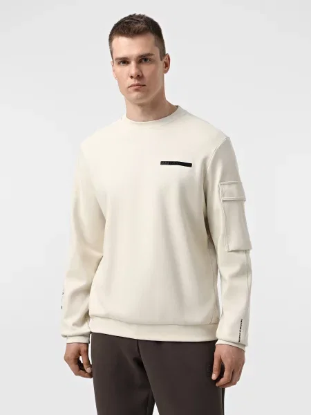 Світшот Athletic Mix молочний бавовна/поліестер